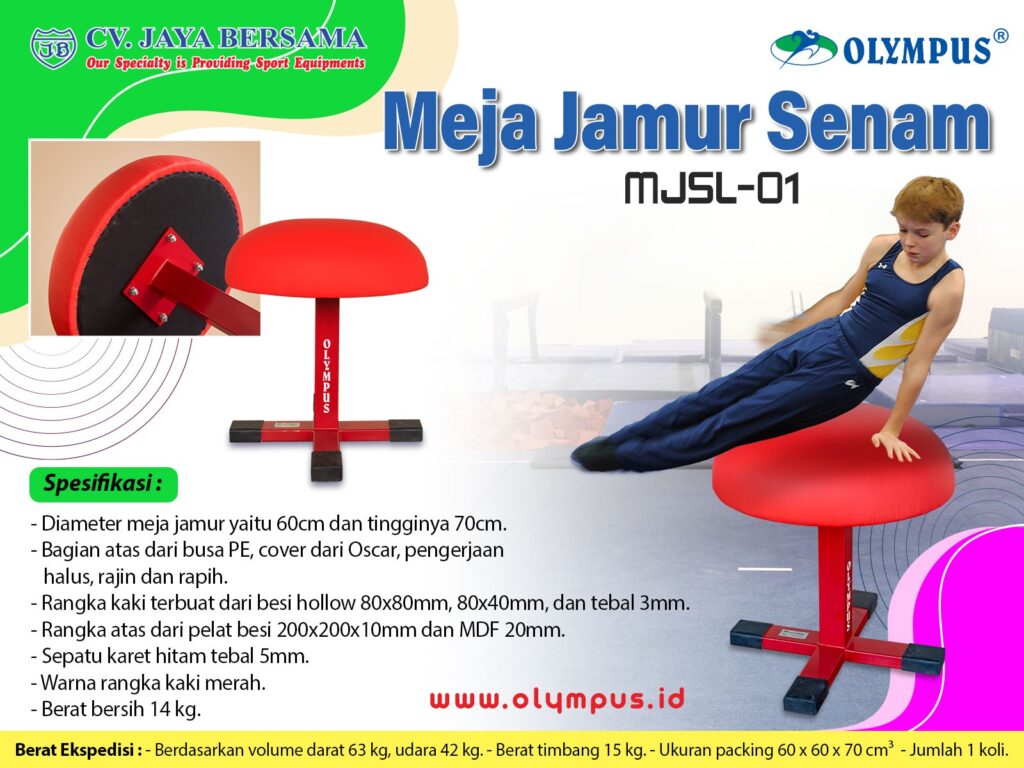 meja jamur, meja jamur senam, meja jamur senam lantai, meja jamur senam shopee, meja jamur senam semarang, senam artistik, alat senam artistik putra, senam lantai, alat senam, bangku jamur senam, alat senam ritmik, alat senam gymnastic, perlengkapan senam lantai, meja lompat, palang sejajar, palang bertingkat, palang tunggal, kuda pelana, papan pegas senam, balok keseimbangan, peti lompat, alat pomel, alat latihan senam artistik