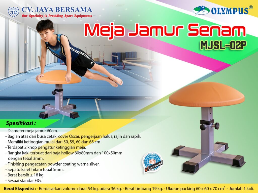 meja jamur, meja jamur senam, meja jamur senam lantai, meja jamur senam shopee, meja jamur senam semarang, senam artistik, alat senam artistik putra, senam lantai, alat senam, bangku jamur senam, alat senam ritmik, alat senam gymnastic, perlengkapan senam lantai, meja lompat, palang sejajar, palang bertingkat, palang tunggal, kuda pelana, papan pegas senam, balok keseimbangan, peti lompat, alat pomel, alat latihan senam artistik